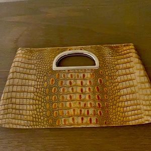 Kiki Pearl Genuine Alligator Clutch